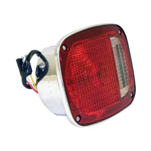 Chrome Tail Lamp for Passenger Side on 76-80 Jeep CJ-5 and CJ-7