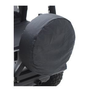 Spare Tire Cover for Jeep JK 07-18, YJ 87-94, TJ 97-06 and CJ«s 45-85 on Black Vinyl – 30″-32″ Tires