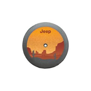 Spare Tire Cover with Desert Logo for Jeep JL 18-22