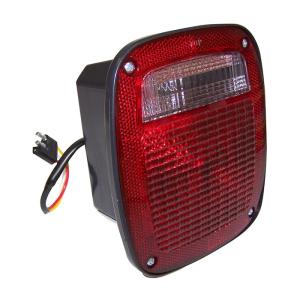 Passenger Side Rear Tail Light in Black for 1976-1980 Jeep CJ Series