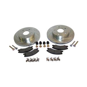 Performance Front Brake Kit for 99-04 Jeep Grand Cherokee WJ with Akebono Calipers