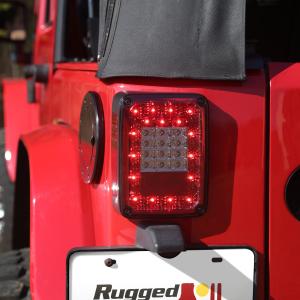 LED Tail Light Kit in Smoked for Jeep JK 2007-2018