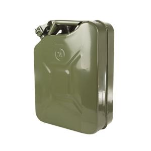 STEEL JERRY CAN, GREEN, 5.28 GALLON