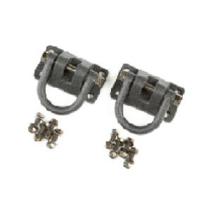 D-RINGS FOR XHD BUMPERS, TEXTURED BLACK – PAIR