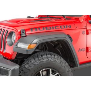 Rubicon Fender Flares in Paintable Finish with LED DRL’s for 20-22 Jeep Gladiator JT