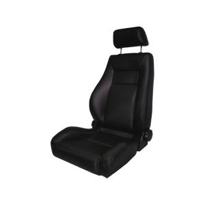 ULTRA RECLINABLE FRONT SEAT, BLACK VINYL FOR JEEP JT 97-02