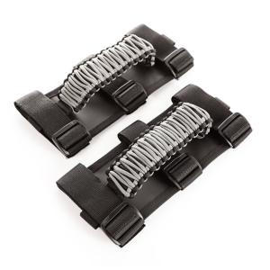 Paracord Grab Handles in Gray for Jeep & JT 1997-2023