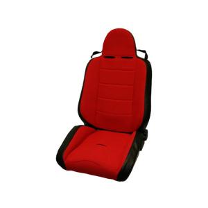 Reclinable XHD Offroad Racing Seat, Red Vinyl For 97-02 Jeep JT