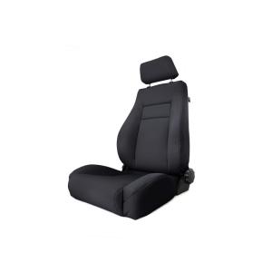 ULTRA RECLINABLE FRONT SEAT, BLACK DENIM VINYL FOR JEEP JT 97-02