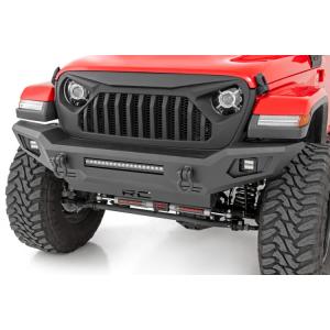 Front Full Width Non-Winch Bumper for Jeep JK, JL and JT 07-22