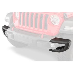 Rubicon Style Front Bumper End Caps in Steel for Jeep JL and JT 18-UP