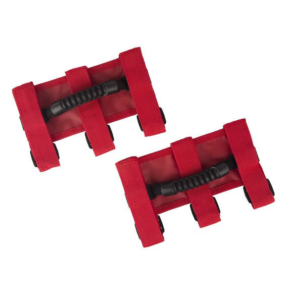 Sport Bar Grab Handles in Red for 5523 Jeep Wrangler JL, JK, TJ, YJ