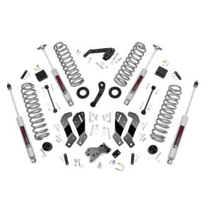 Rough Country 3.5IN Jeep Suspension Lift Kit Control Arm Drop Premium N3 2007-2018 Jeep Wrangler Unlimited JK
