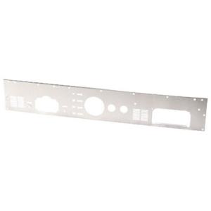 Dash Panel without Radio Cutout in Stainless Steel in Brushed Stainless Steel