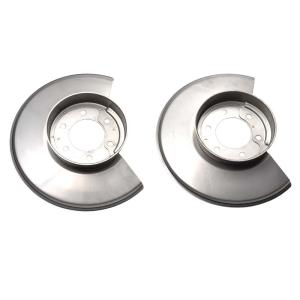 Stainless Steel Disc Brake Dust Cover (Pair) For 1978-1986 Jeep CJ