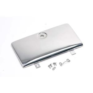 Stainless Steel Glove Box Door uses OEM Key for Jeep CJ 72-86