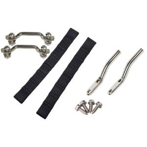 Door Strap Kit in Stainless Steel for 1976-1995 Jeep CJ and Wrangler YJ