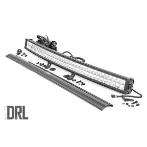 CHROME SERIES LED | 40 INCH LIGHT| CURVED DUAL ROW | WHITE DRL