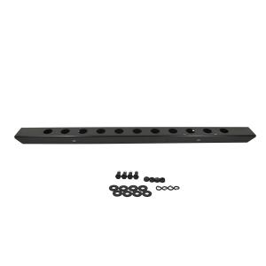 54″ Front Bumper With Holes in Black Powder Coated Stainless Steel for Jeep CJ Vehicles 45-86