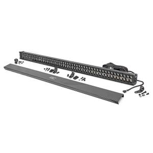 50 Inch CREE LED Light Bar Dual Row Black Series w/Amber DRL