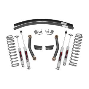 3in Series II Suspension Lift Kit with Add-A-Leaf and N3 Shocks for Jeep XJ 84-01