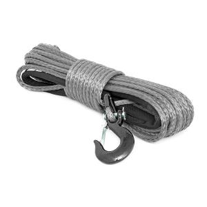 Synthetic Rope | 3/8 Inch | 85 Ft Length | Gray