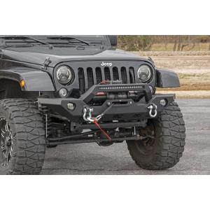ROUGH COUNTRY JEEP FULL WIDTH FRONT LED WINCH BUMPER FOR 2007-2018 WRANGLER JK