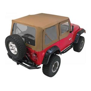 Soft Top Kit with Upper Doors for Jeep TJ 97-06