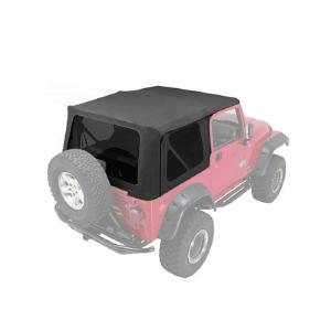 Complete Soft Top Kit with Tinted Windows for Jeep TJ 97-06