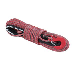 Synthetic Rope | 3/8 Inch | 85 Ft | Red/Gray
