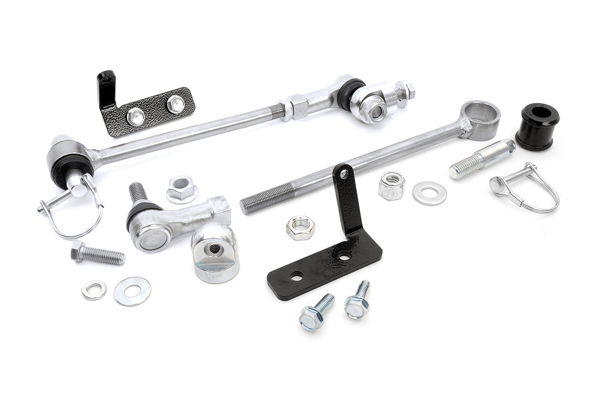 Rough Country SwayBar Disconnects Front 3.56IN 19842001 Jeep Grand Cherokee ZJ & Cherokee XJ