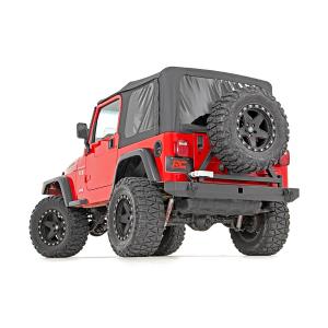 ROUGH COUNTRY JEEP CLASSIC FULL WIDTH REAR BUMPER W/TIRE CARRIER FOR 1987-2006 WRANGLER YJ/TJ