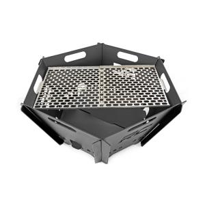 OVERLAND COLLAPSIBLE FIRE PIT STAINLESS STEEL GRILL GRATE