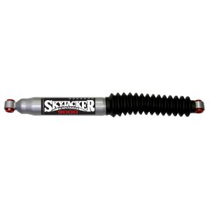 Steering Stabilizer; Heavy Duty OEM; Single; Silver With Black Boot; Mounts To OE Locations For 07-18 Jeep Wrangler JK