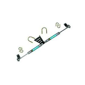 Steering Stabilizer; Superide SS; Dual; Stainless Steel; With Brackets/ Hardware; Set Of 2 For 07-18 Jeep Wrangler JK