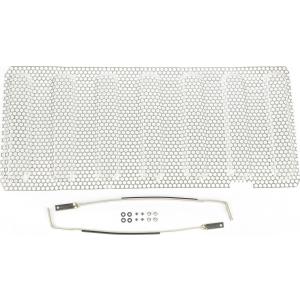 Perforated Grille Screen in Stainless Steel for 07-18 Jeep Wrangler JK