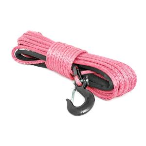 Synthetic Rope | 3/8 Inch | 85 Ft Length | Pink