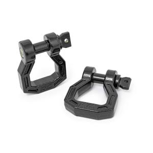 D-Ring | Forged | Pair | Black
