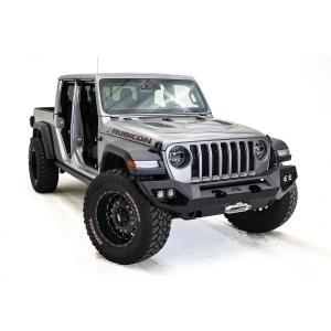Matrix Front Bumper in bare steel for 18-23 Jeep Wrangler JL and Gladiator JT
