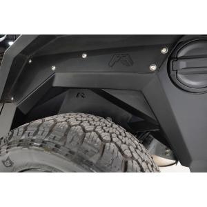 Rear Inner Fenders for 18-20 Jeep Wrangler JL Unlimited in Black