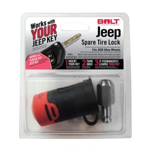 Spare Tire Lock for 2018-2023 Jeep Wrangler JL