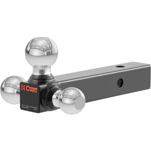 Multi-Ball Trailer Hitch Ball Mount, 1-7/8, 2, 2-5/16-Inch Balls, Fits 2-Inch Receiver, 10,000 lbs