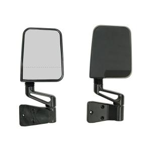 Dual Focal Point Mirrors in Black for 1987-2002 Jeep Wrangler YJ & TJ