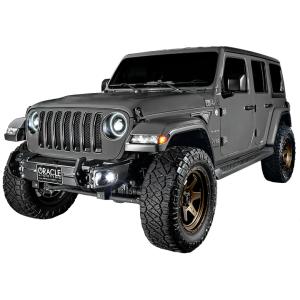 Smoked LED Front Side Markers for 2018-2023 Jeep Wrangler JL & Gladiator JT