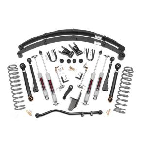 Rough Country 6.5IN Jeep X-Series Suspension Lift System 1984-2001 Jeep Cherokee XJ