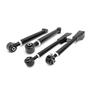 Rough Country Adjustable Control Arms Front Set 1984-2006 Jeep Wrangler TJ &amp Unlimited TJ Cherokee ZJ Cherokee XJ