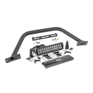 Safari Bar 12" LED Light Bar Black Dual Row OE Modular Steel for Ford Bronco 2021-2023