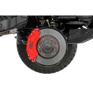 Caliper Covers Front and Rear Red for Ford Bronco 4WD 2021-2023