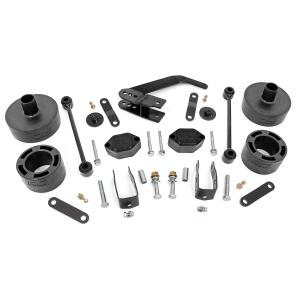 2.5in Series II Spacer Lift Kit with Shock Relocation Brackets for Jeep JK 07-18