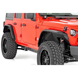 High Clearance LED Flat Fender Flare Kit UV Treated for Jeep Wrangler JL 2018-2023